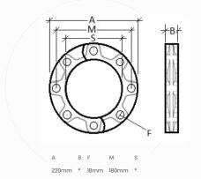 Fitting to Flange Adapter Diagram